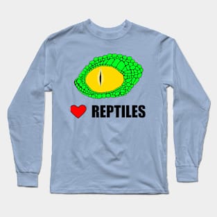 I Love Reptiles Long Sleeve T-Shirt